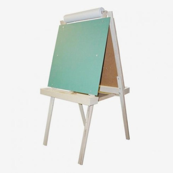  Kids Art Easel with Paper Roll Protable Double-Sided Easel with  Whiteboard Chalkboard Standing Easel with Tarys Wooden Kids Easel Height  Adjustable Easel for Kids Toodlers : Toys & Games